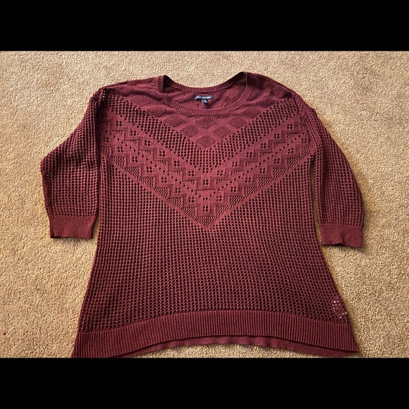 Burgundy American eagle shirt - Picture 1 of 3